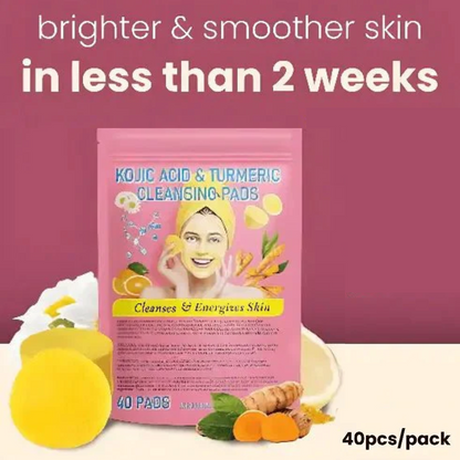 Brightening Turmeric & Kojic Acid Pads (40 Pack)