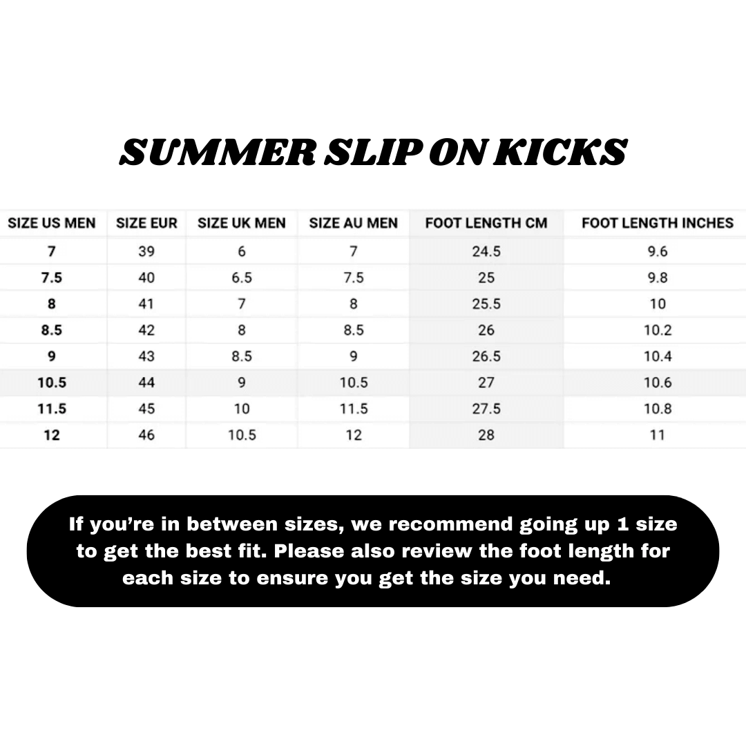 SUMMER SLIP ON KICKS