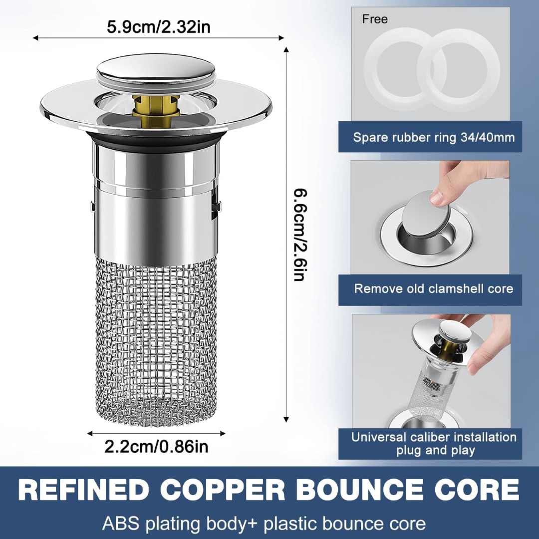 Odor Isolation Drain Filter